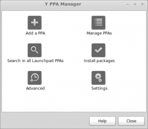 y-ppa-manager - основное окно